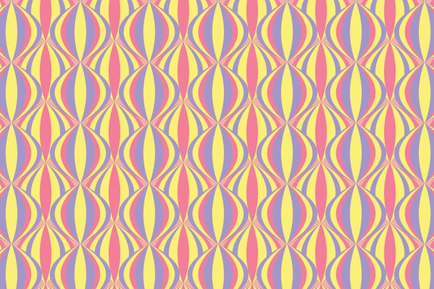 파스텔 기하학적 그루비 원활한 패턴
