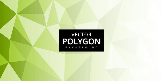 Free vector pastel green polygon pattern multipurpose monochrome abstract background banner