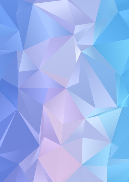 Pastel low poly abstract design background