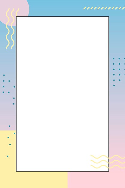 Pastel Memphis background