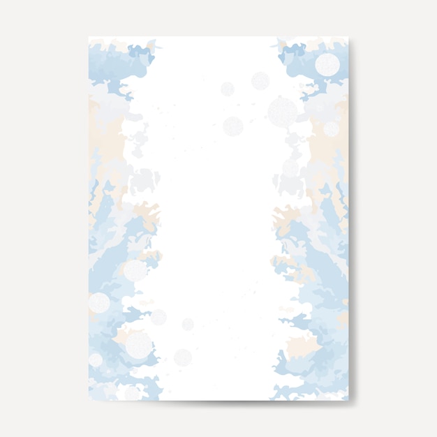 Free vector pastel paint pour card vector