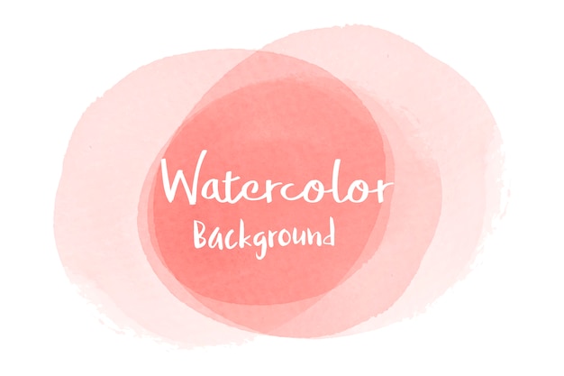 Pastel peach watercolor background vector