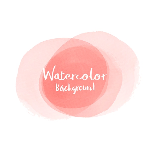 Free vector pastel peach watercolor background vector