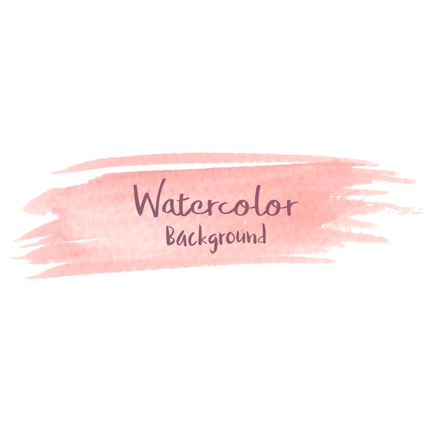 Free vector pastel peach watercolor background