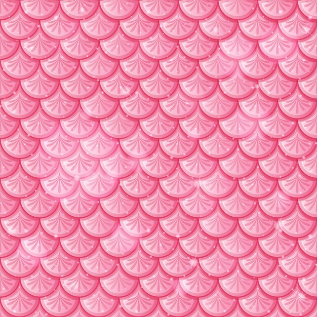 파스텔 핑크 물고기 비늘 원활한 패턴