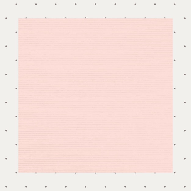 Pastel pink note paper vector graphic