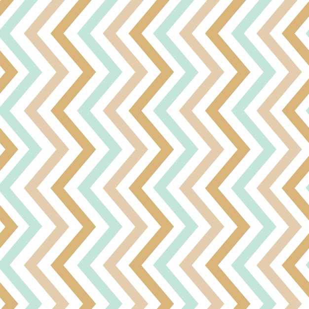 Pastel seamless zigzag pattern vector