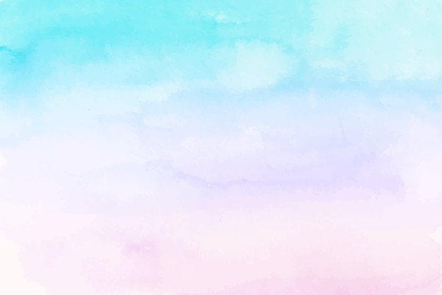 Free vector pastel watercolor painted background