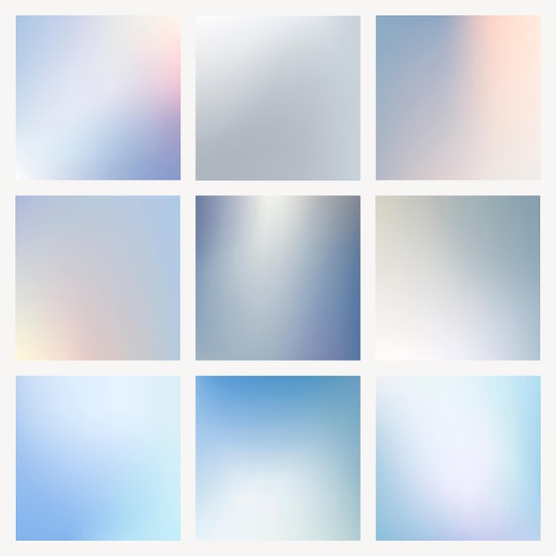 Pastel Winter Background Vector Collection – Free Download