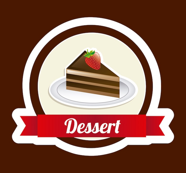 Free vector pastry design