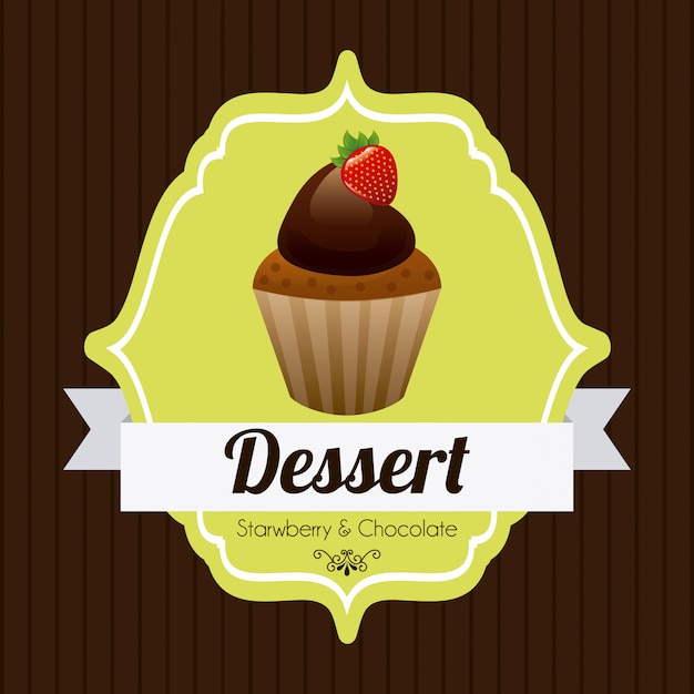 Free vector pastry design