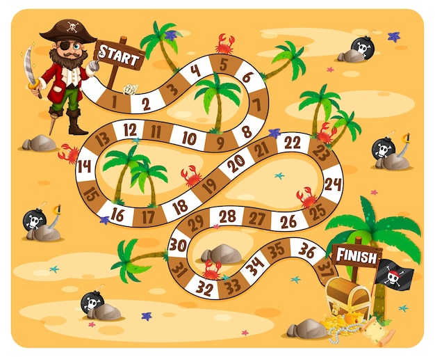 Pirate Board Game Download pdf For Kids