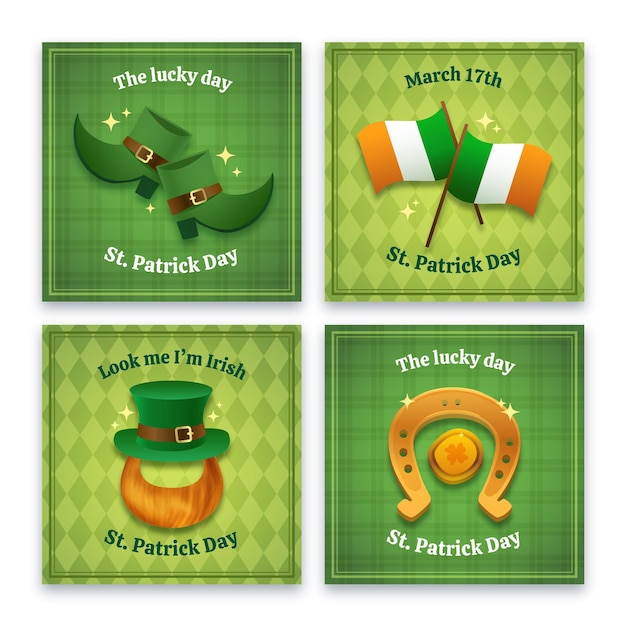 Patrick's day social media posts