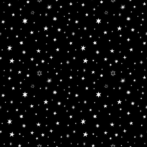 Patrón de estrellas sobre un fondo blanco