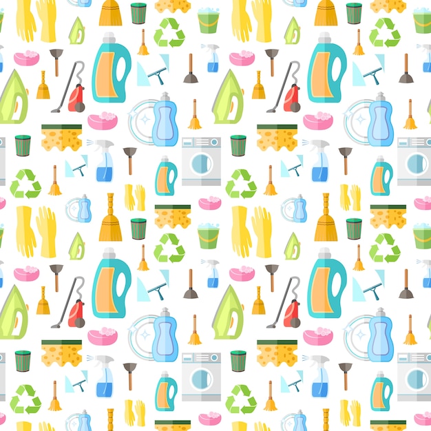 Free vector pattern about cleaning