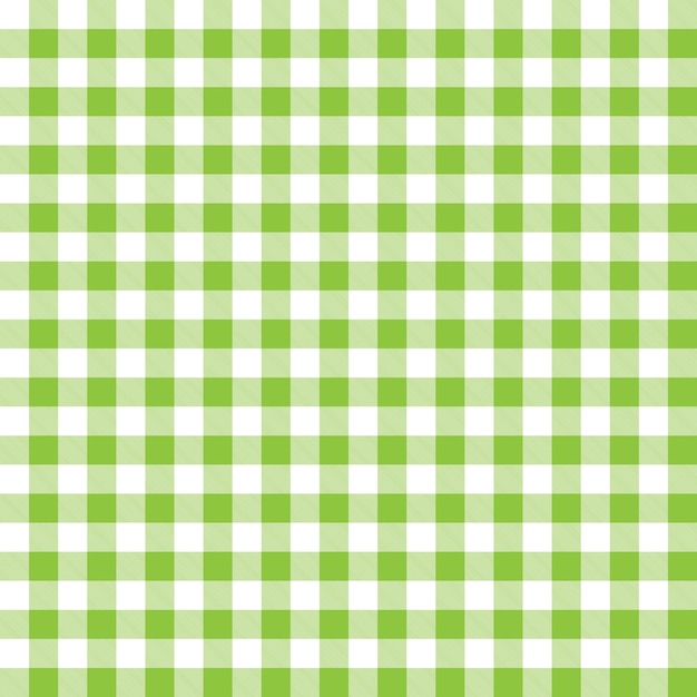 緑のチェックされた格子縞のデザインのパターンの背景