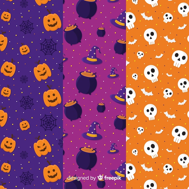 Pattern collection for a spooky halloween party