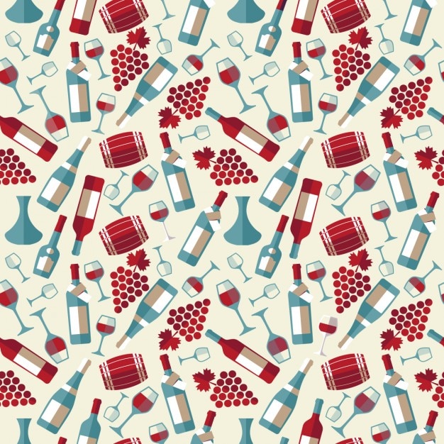 Pattern of flat wine products