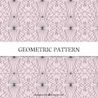 Vettore gratuito modello delle linee geometriche