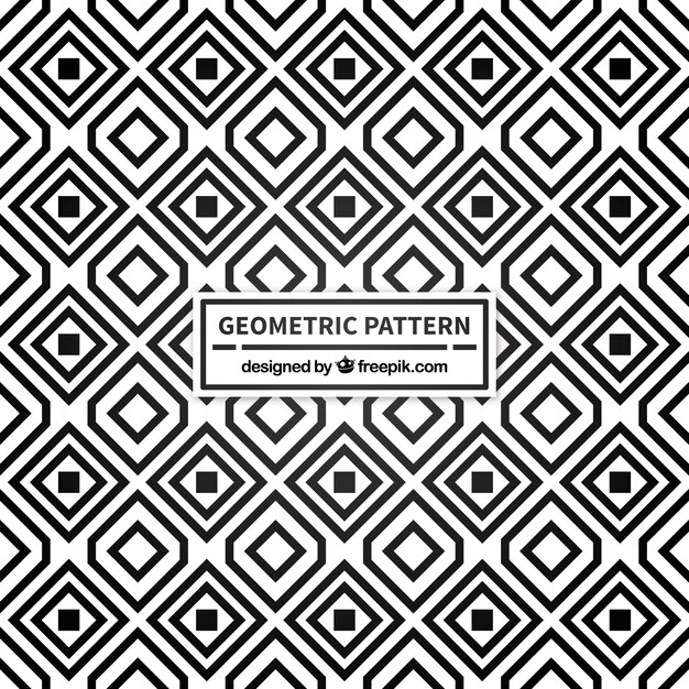 Pattern of geometric shapes