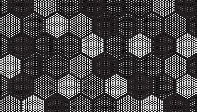 Free vector pattern of geometric tiles filled with dots