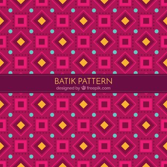 바틱 도형의 패턴
