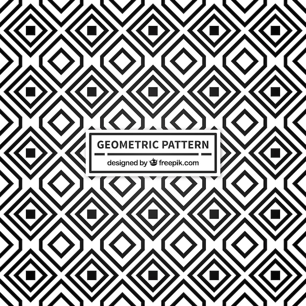 無料ベクター 幾何学的形状のパターン
