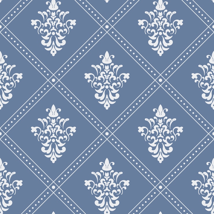 Free Vector pattern seamless baroque. background design vintage style flat. 