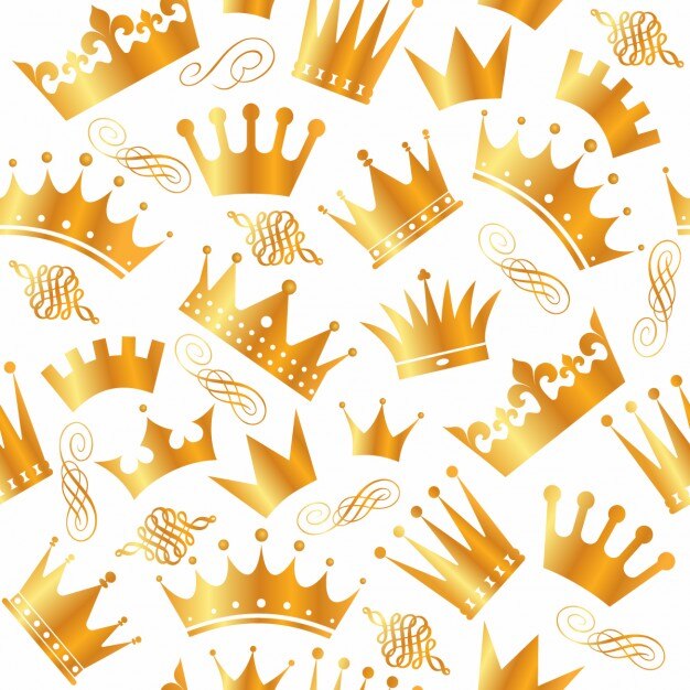 Pattern of variety golden crowns