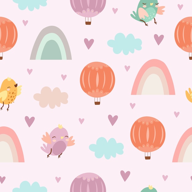 pattern with balloons