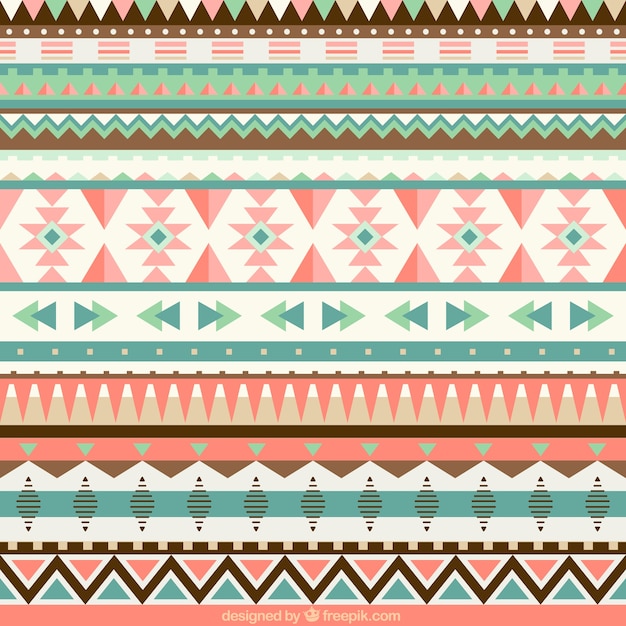 Free vector pattern with geometric shapes