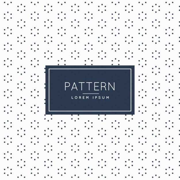 Free vector pattern with hexagonal shapes and dots