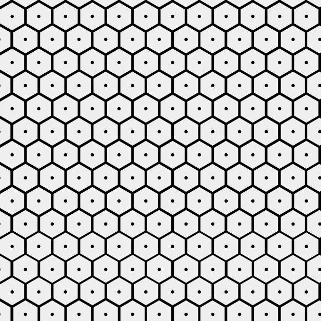 Free Vector pattern with hive form