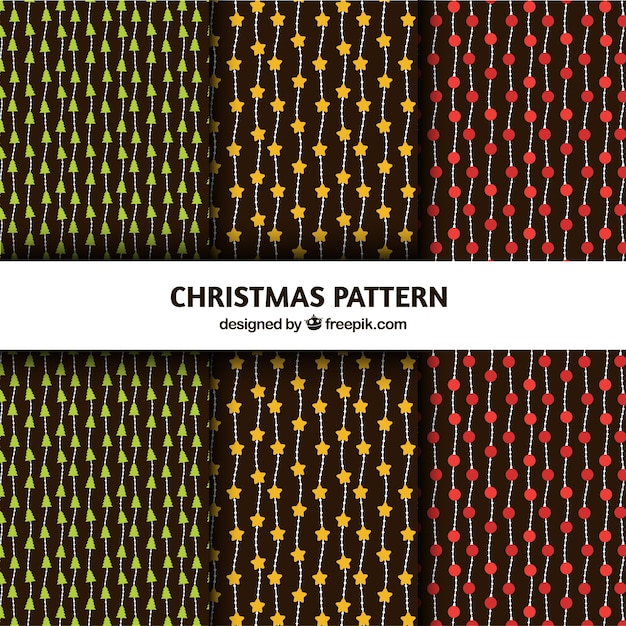  patterns of decorative christmas lights