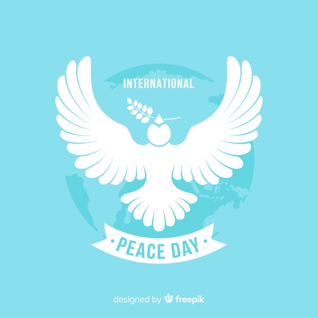 Free vector peace day background