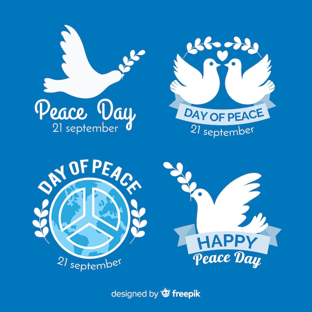 Free vector peace day background