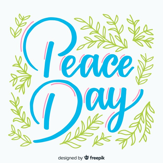 글자와 평화의 날 개념