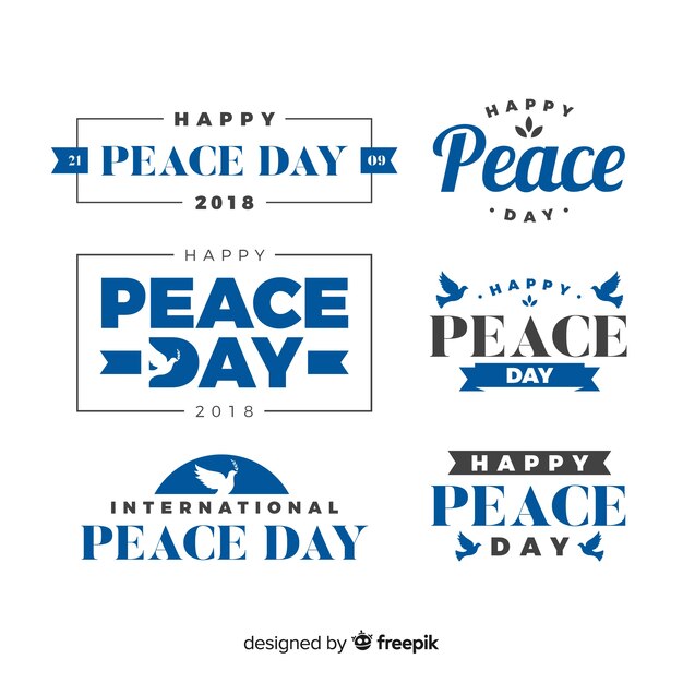 Peace day labels set