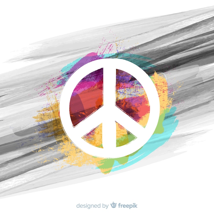 Free Vector peace sign background