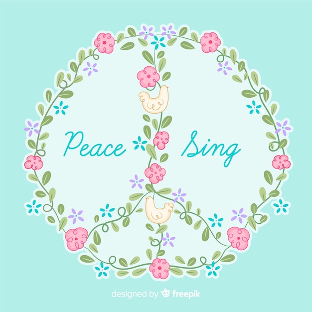 Free vector peace sign