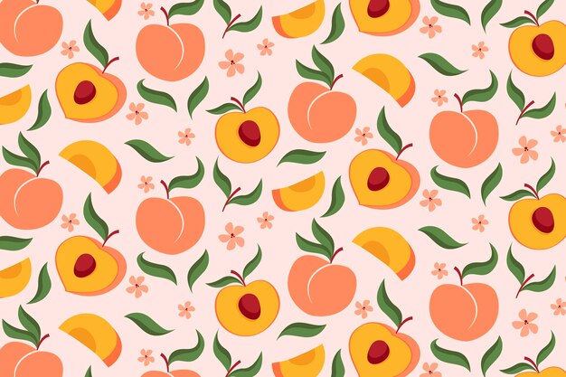 Peach pattern design