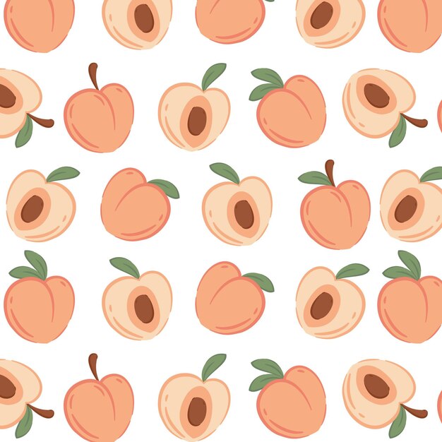 Peach pattern design