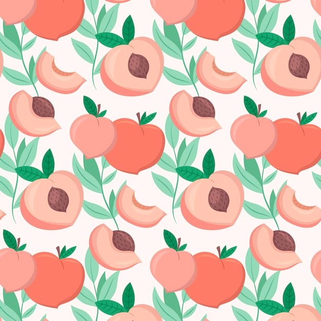 Peach pattern design