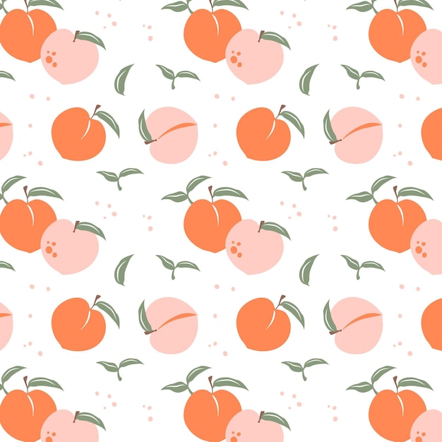 Peach pattern design