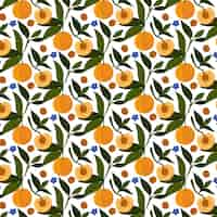 Free vector peach pattern design