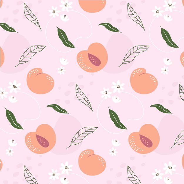 Peach pattern design