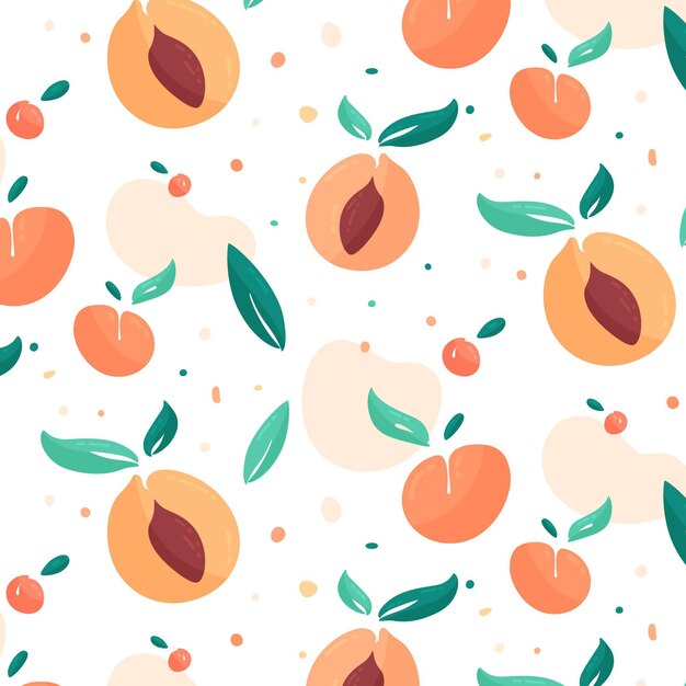 Peach pattern design