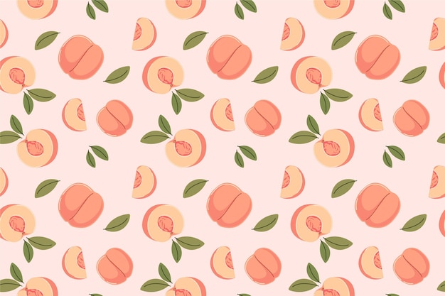 Peach pattern design