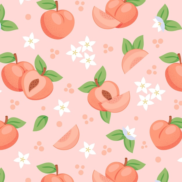 Peach pattern design