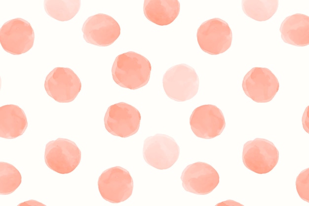 Free vector peach round seamless pattern wallpaper design